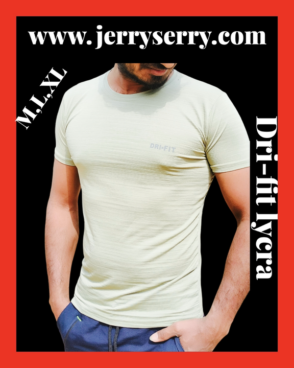 T-shirts,dri-fit lycra tshirt,round neck tshirt  uploaded by business on 3/24/2024