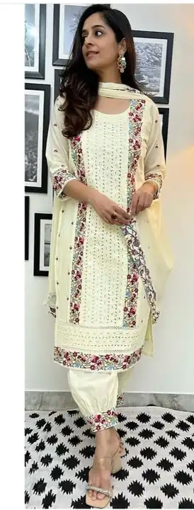 Cotton 60*60 chicken sifli  uploaded by Pink city Fashion and Jaipur Kurtis on 3/25/2024