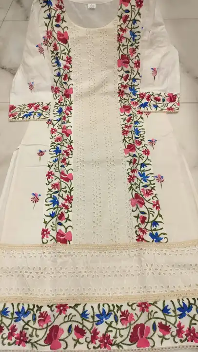 Cotton 60*60 chicken sifli  uploaded by Pink city Fashion and Jaipur Kurtis on 3/25/2024