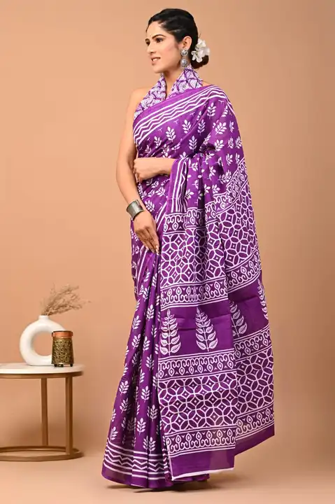 Cotton sarees  uploaded by Kin Feb print on 3/25/2024
