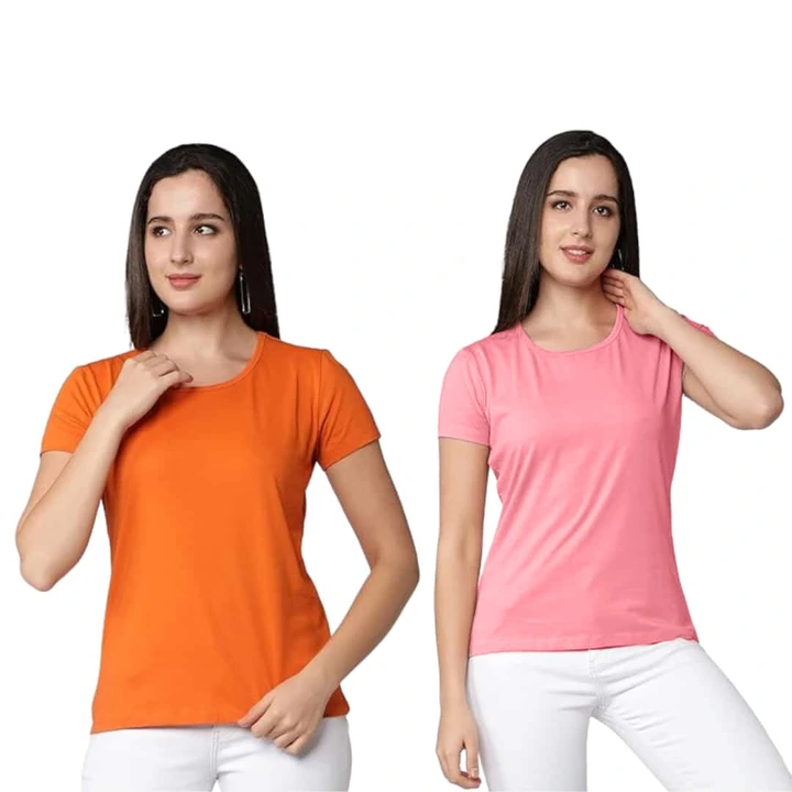 Women's Cotton T-shirt  uploaded by Wadhwa Enterprise on 3/25/2024