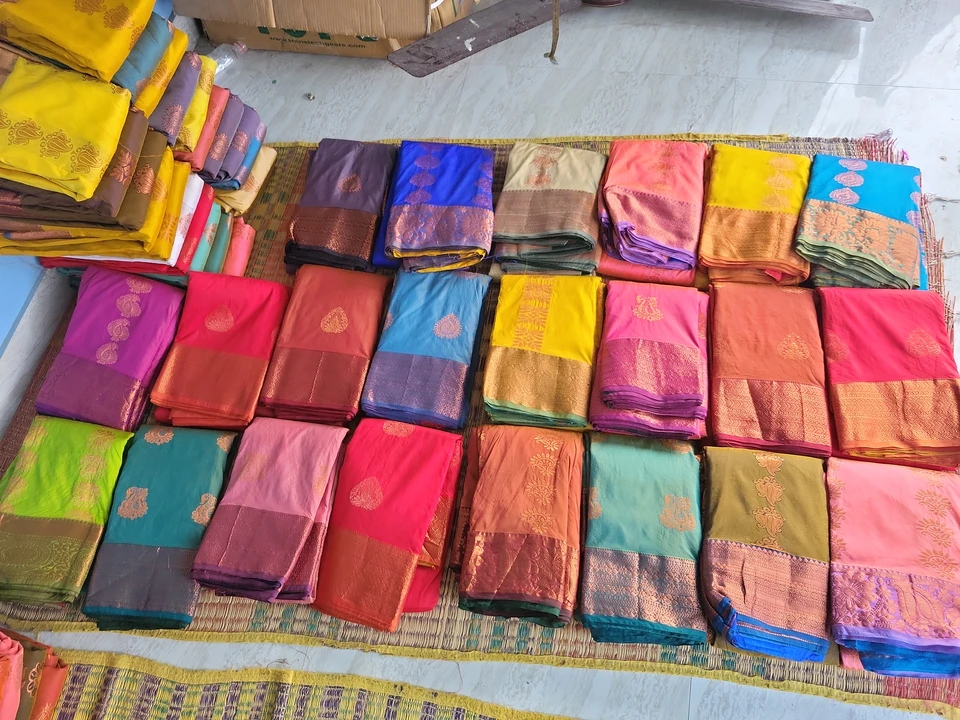 Semi silk sarees  uploaded by P.A.K TEX on 3/26/2024