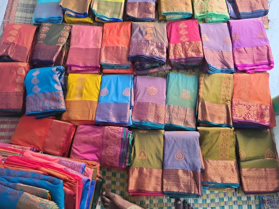 Semi silk sarees  uploaded by business on 3/26/2024