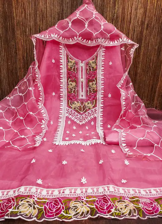 Organza  uploaded by Kesari Nandan Fashion saree and dress material on 3/26/2024