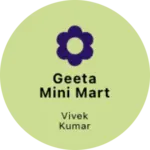 Business logo of Geeta mini mart