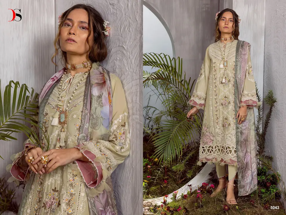 *Ready to ship collect your order* 

*SANA SAFINAZ Lawn by DEEPSY SUITS* 

Top -Pure cotton with hea uploaded by O R K Textile  mobile 9619456069 on 3/26/2024