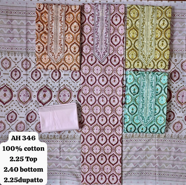 3 pieces suti uploaded by The real honest textile on 3/26/2024