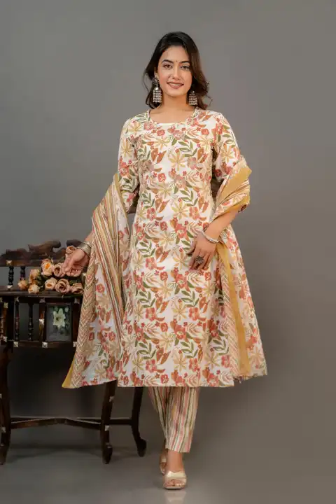 Premium Quality Cotton Printed kurti set for women  uploaded by MNC Fashion Trends on 3/27/2024
