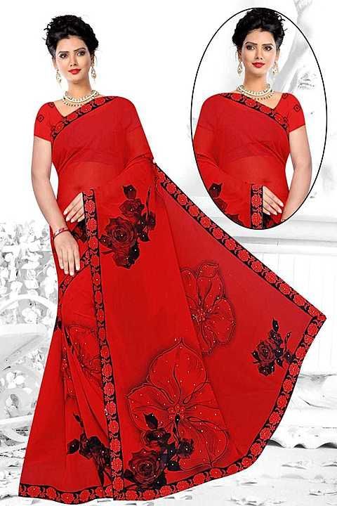 Post image All Sarees are With Blouse
Full saree work with borders