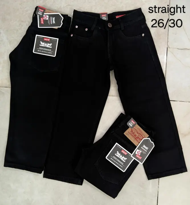 Z Black jeans full straight jeans 👖 size 26/30  uploaded by business on 3/27/2024