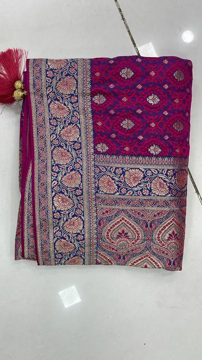 Pure banarasi silk  uploaded by Maruti Textile on 3/27/2024
