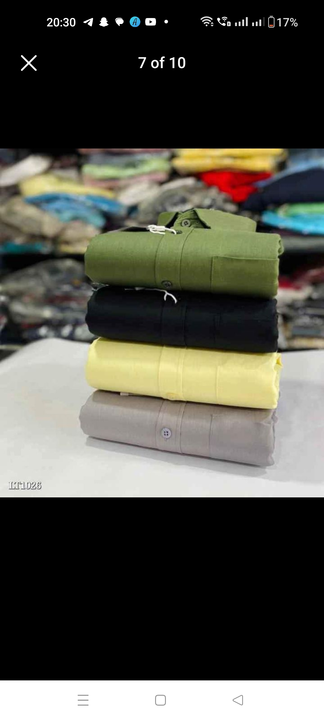 Post image Premium quality Plain shirts in stock
Anyone need in wholesale or for single pcs reselling directly WhatsApp me on 9167063259