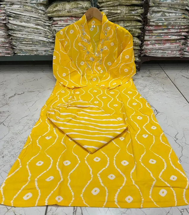 Product uploaded by Jaipuri wholesale gotta patti kurtis nd sarees on 3/27/2024