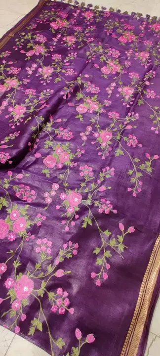 BHAGALPURI SILK LINEN SAREE  uploaded by S.N.COLLECTIONS  on 3/27/2024