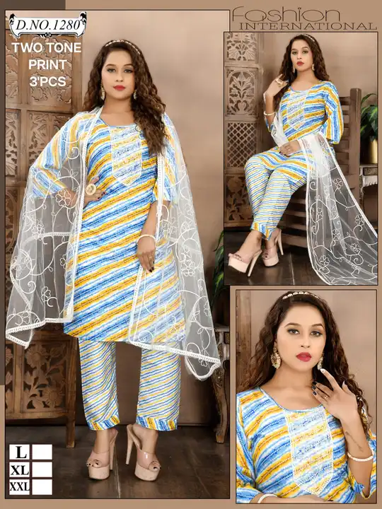 Cotton   suit 
Size    : xl,L,xxl
Rate   : 290/_ 
fabric : Heavy cotton  suit with Embodiary work wi uploaded by business on 3/27/2024