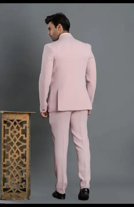 Pink 5 piece suit uploaded by Panchmukhi Creations on 3/27/2024