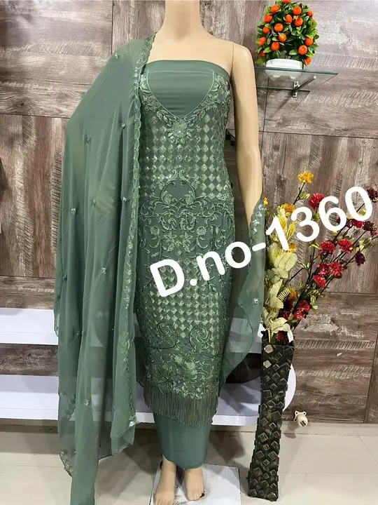 Georgette Karachi  uploaded by Heena fashion house on 3/28/2024