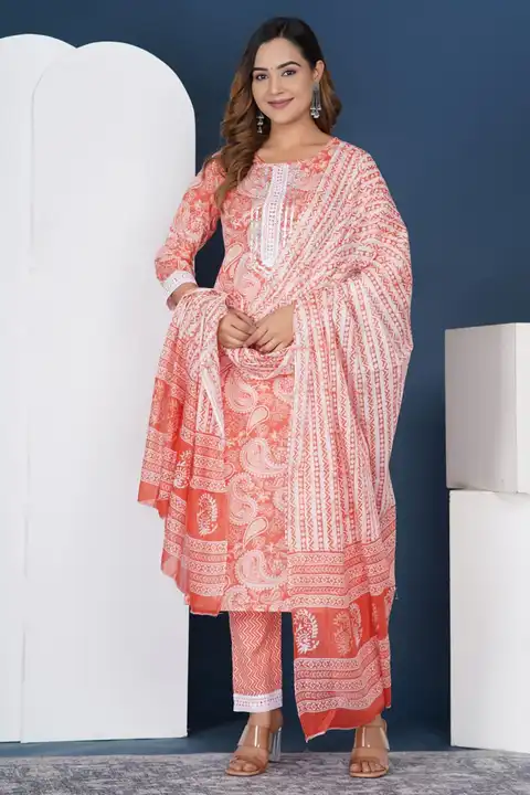 Cotton 3pcs set  uploaded by Pooja Fashion on 3/28/2024