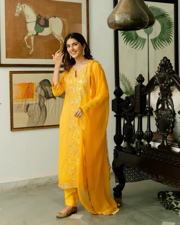 Georgette  uploaded by Pink city Fashion and Jaipur Kurtis on 3/28/2024