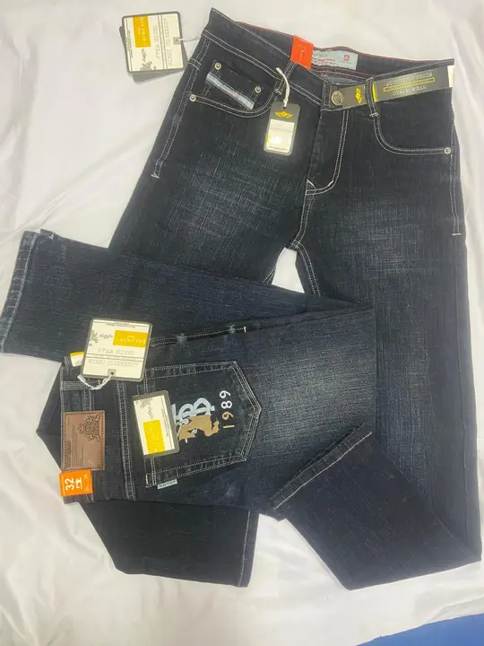 Men's jeans flat finish  uploaded by Blue Touch jeans on 3/28/2024