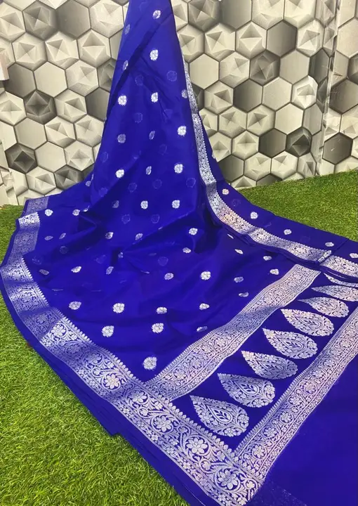 Organza saree uploaded by business on 3/28/2024