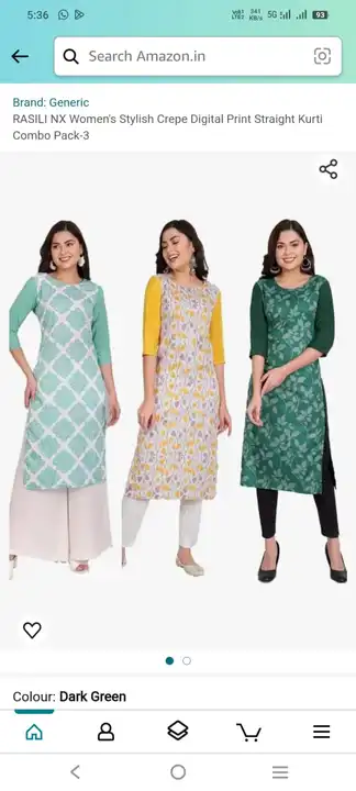 CREPE KURTI uploaded by business on 3/28/2024