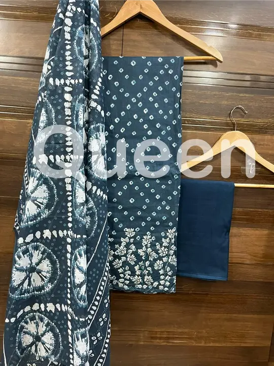Pure cotton with Daman embroidery work uploaded by Heena fashion house on 3/28/2024