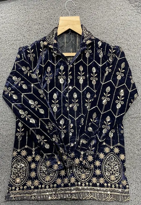 velvet shirts uploaded by MUMBAI SHIRTS  on 3/29/2024
