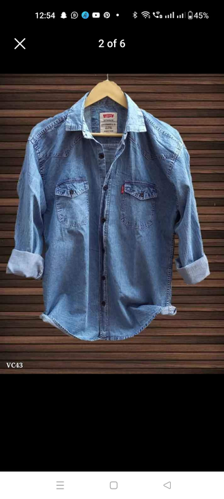 Denim shirts  uploaded by Brand store on 3/29/2024