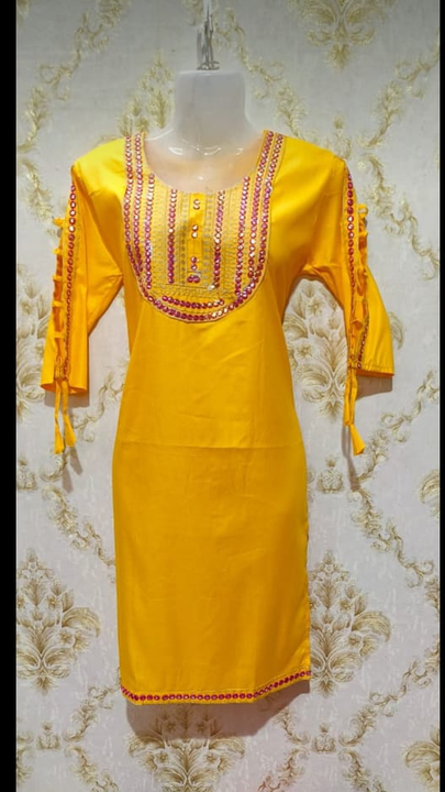 Embroidery kurti uploaded by business on 3/29/2024