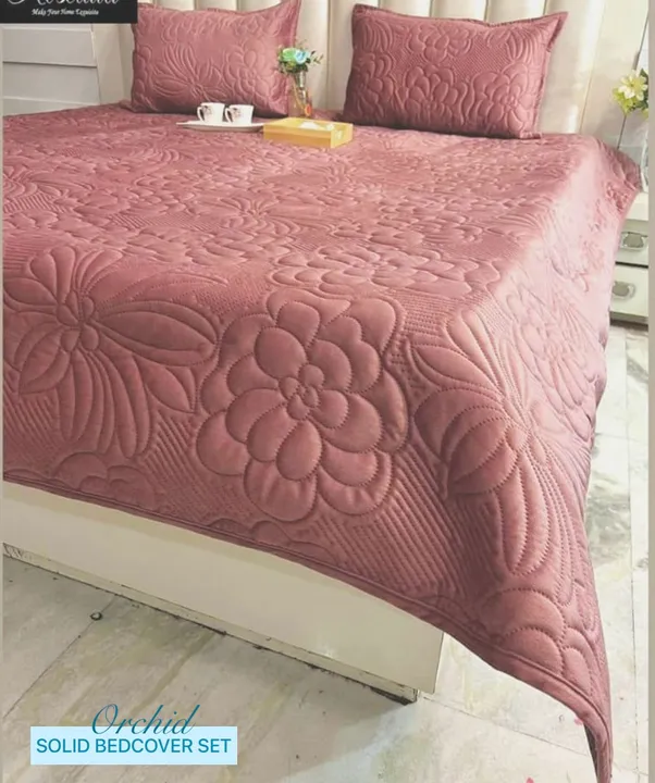 Orchid bedcover uploaded by SIMMI INTERNATIONAL on 3/29/2024