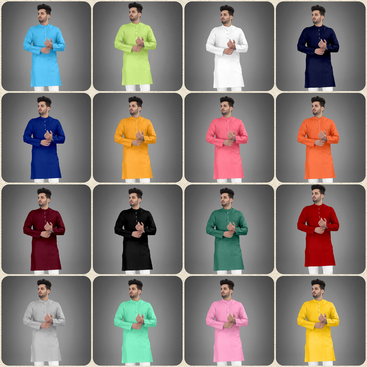 Mens cotton kurta uploaded by business on 3/29/2024