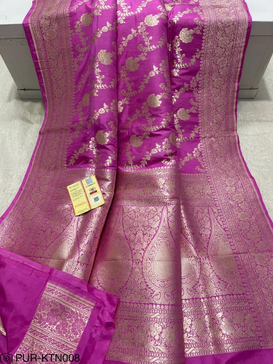 Pure katan silk Saree with Silkmark Certified  uploaded by business on 3/29/2024