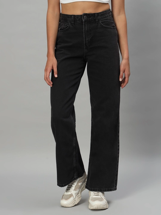 Women straight fit clean look light fade high rise stretchable jeans  uploaded by Broowl International on 3/30/2024