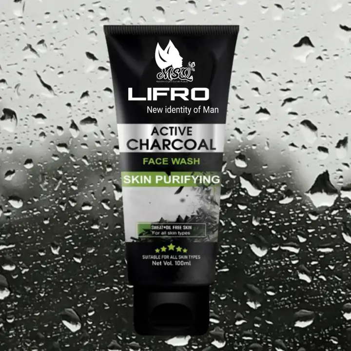 MSQ LIFRO Active Charcoal Face Wash 100ML uploaded by business on 3/30/2024