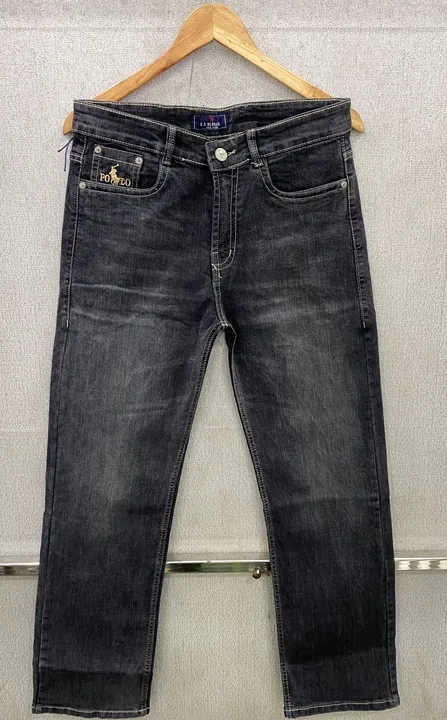 Cotton Lycra slub jeans 👖 full straight jeans 👖 size 28/36  Lycra slub jeans 👖 uploaded by business on 3/30/2024