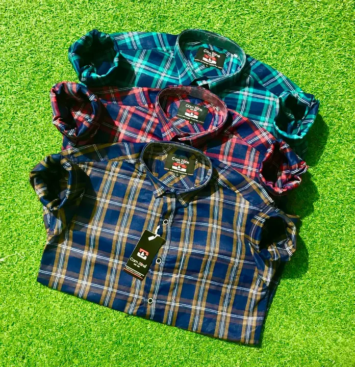 Article-Twill check 
size-M,L,Xl-
Size-xxl-
Colour-24
Design -8
Brand-camzone uploaded by K.KALIA APPARELS  on 3/30/2024