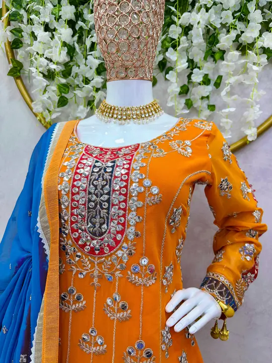 Top sharara dupatta  uploaded by business on 3/30/2024