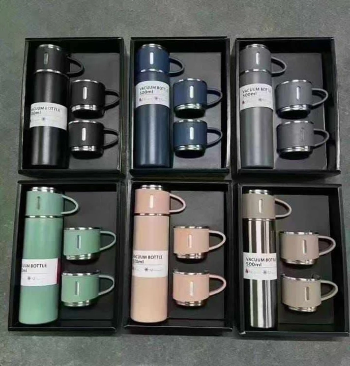 Post image Vaccum Flask Set Gift set Available ✅
DM for Best Rate 💸