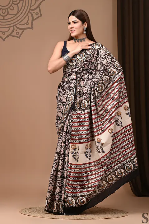 Cotton mulmul sarees  uploaded by Abhishek Handicrafts on 3/31/2024