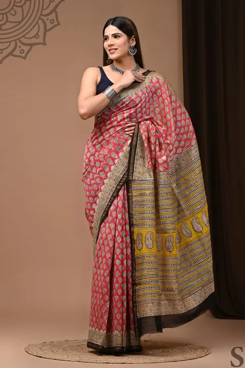 Chanderi silk sarees uploaded by Abhishek Handicrafts on 3/31/2024