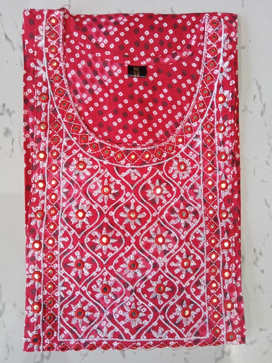 Rayon emb kurti m to xl size available  uploaded by Sonu fab Jaipur on 3/31/2024