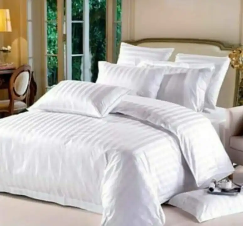 White 4 pcs set available for hotels & lounges  uploaded by Sanjay textiles on 4/1/2024