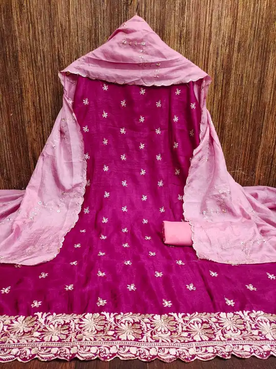 SOFT VICHITRA SILK WITH MULTI WORK* uploaded by business on 4/1/2024