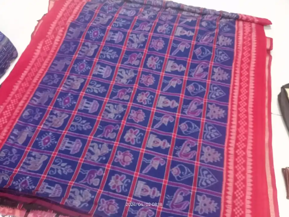 Sambalpuri ikat cotton saree  uploaded by Quikcarts online services on 4/2/2024