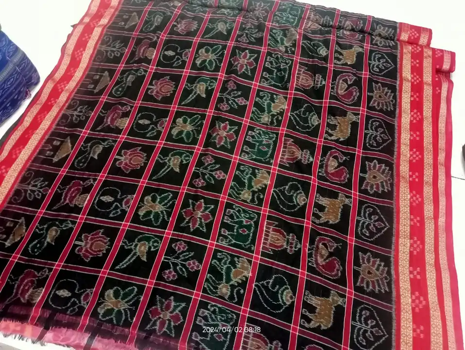 Sambalpuri ikat cotton saree  uploaded by Quikcarts online services on 4/2/2024