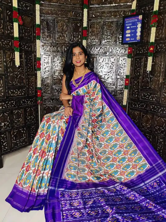 Nylon Dola mix Silks Printed sarees uploaded by Kesari Nandan Fashion saree and dress material on 4/2/2024