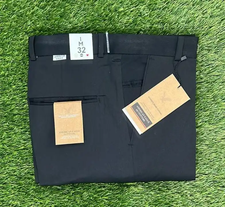 28.30.32.34.36 hevy twill lycra fourmal trouser rate rs 265 only jet black American eagle fancy stic uploaded by K.KALIA APPARELS  on 4/2/2024