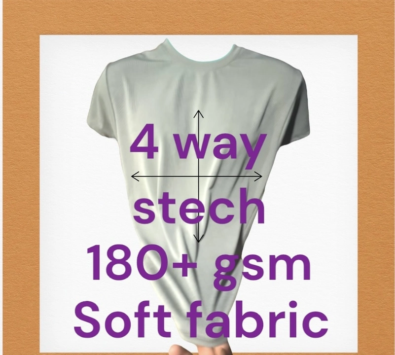 Lining 4  way stretch tshirt contact 8103595552 uploaded by Neuv Vidhan on 4/2/2024