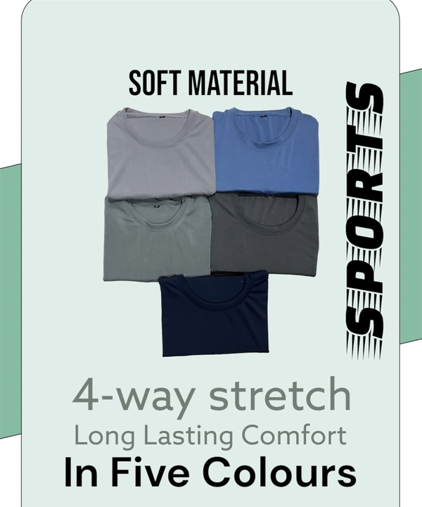 Lining 4  way stretch tshirt contact 8103595552 uploaded by Neuv Vidhan on 4/2/2024